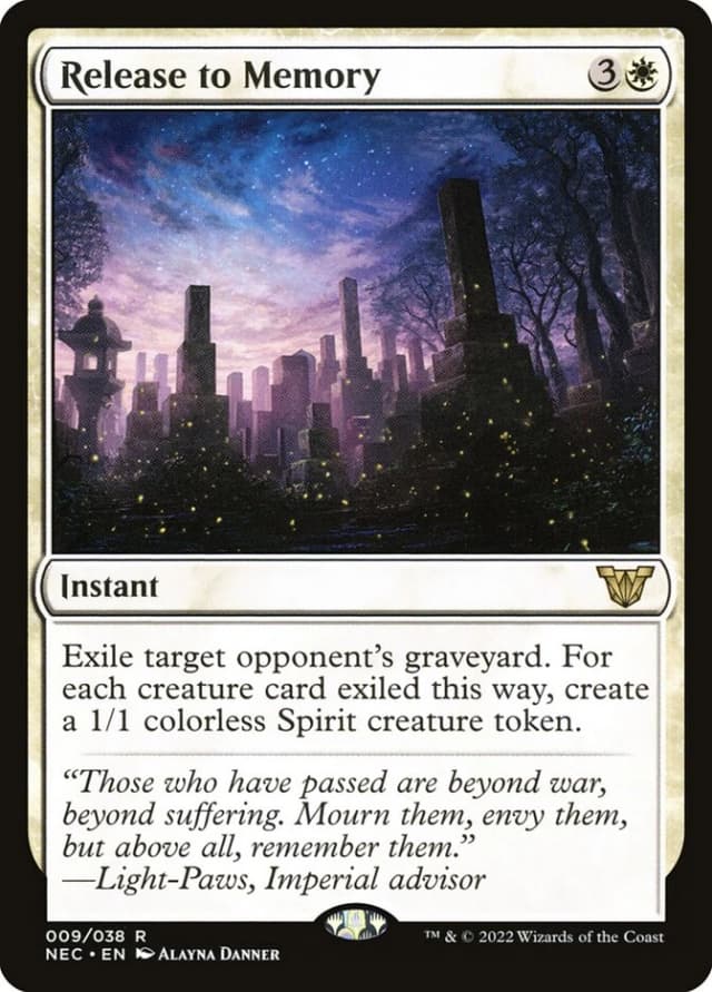 Release to Memory image