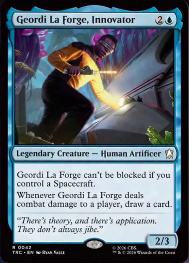 Geordi La Forge, Innovator image