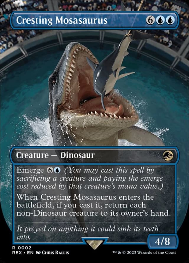 Cresting Mosasaurus image