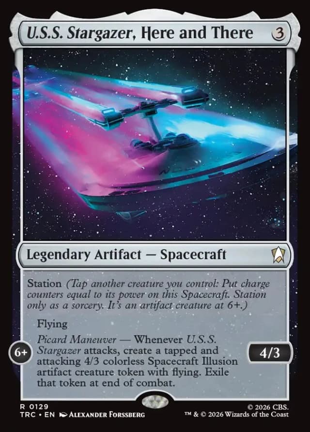 U.S.S. Stargazer, Here and There image