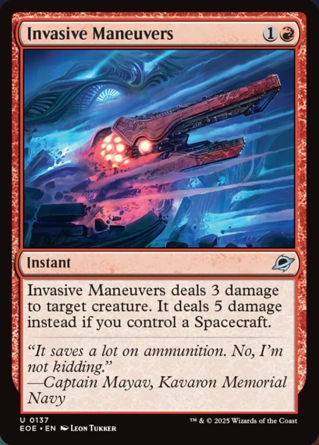 Invasive Maneuvers image