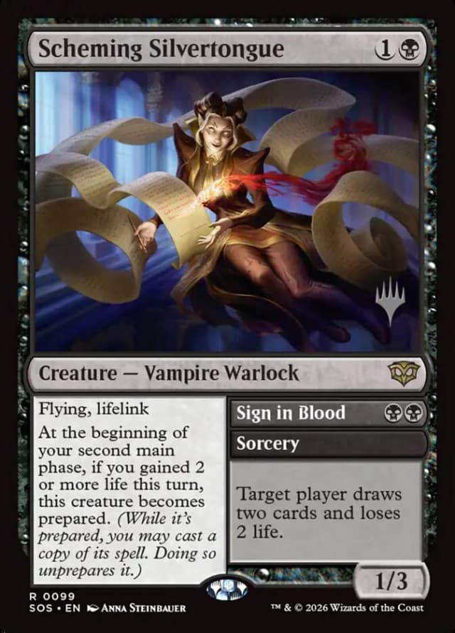 Scheming Silvertongue // Sign in Blood image