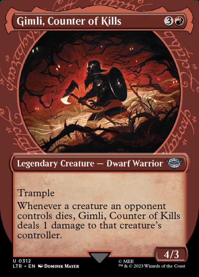 Gimli, Counter of Kills image