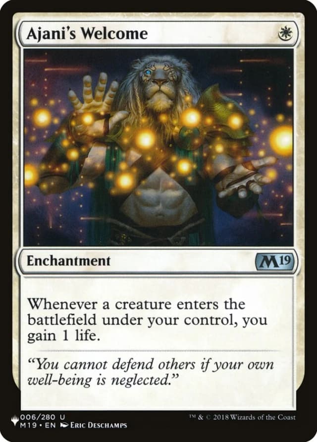 Ajani's Welcome image