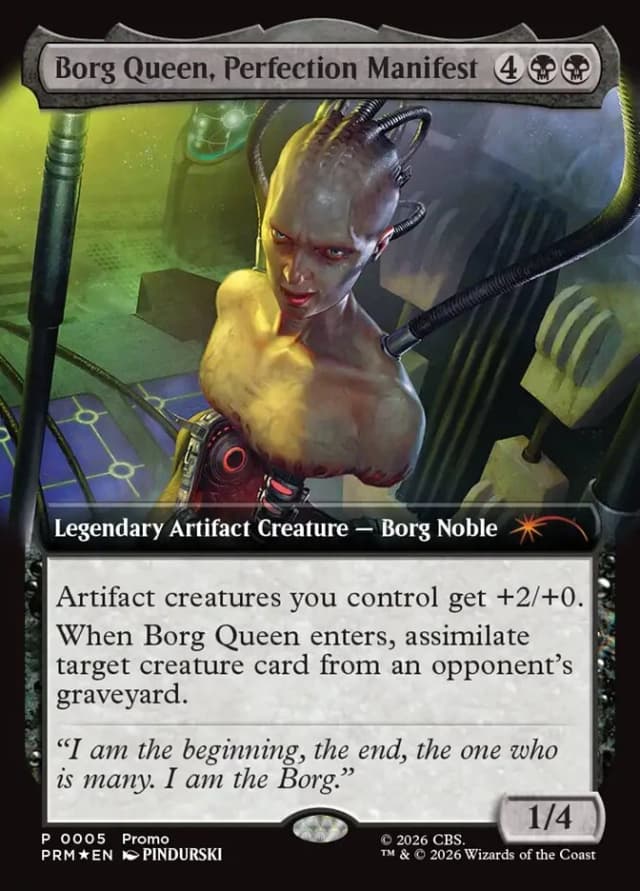 Borg Queen, Perfection Manifest image