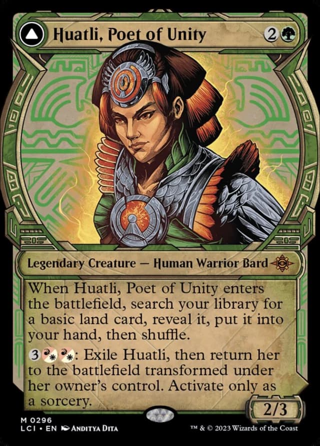 Huatli, Poet of Unity // Roar of the Fifth People image
