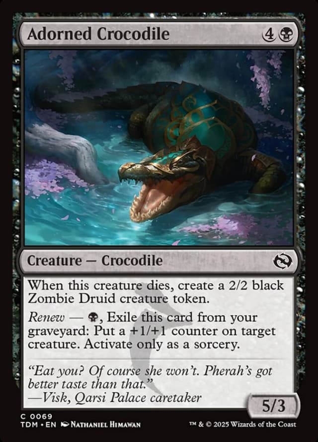 Adorned Crocodile image