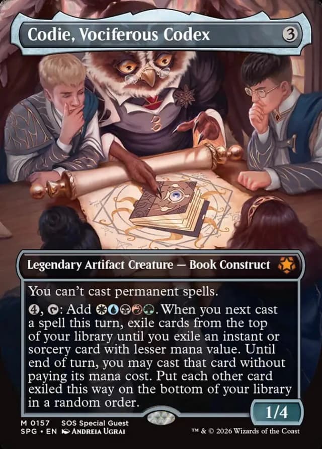 Codie, Vociferous Codex image