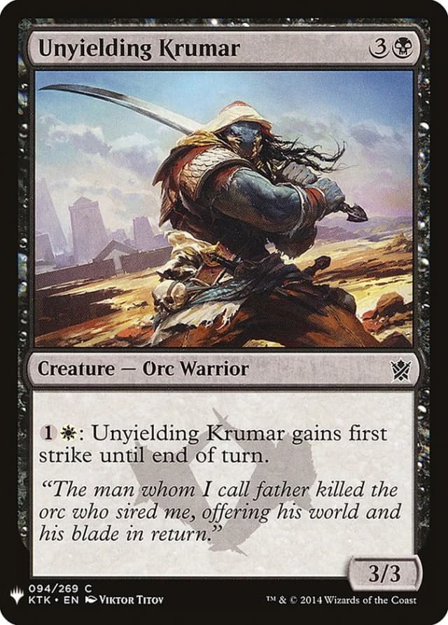 Unyielding Krumar image
