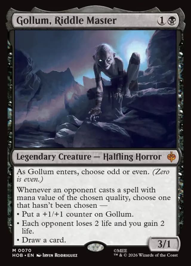 Gollum, Riddle Master image