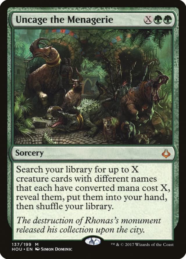 Uncage the Menagerie image