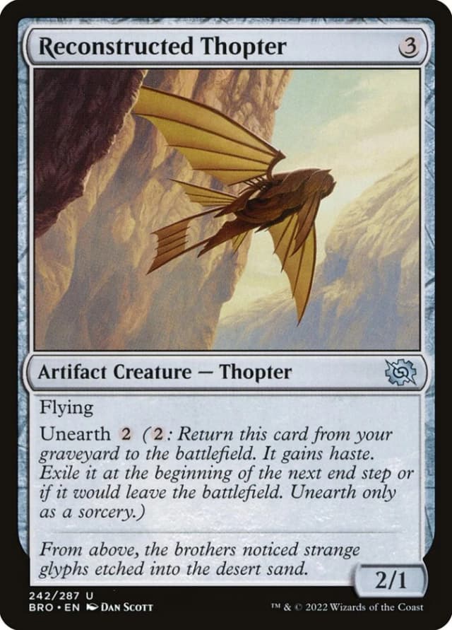 Reconstructed Thopter image