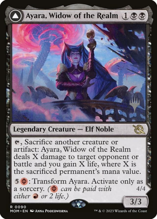 Ayara, Widow of the Realm // Ayara, Furnace Queen image