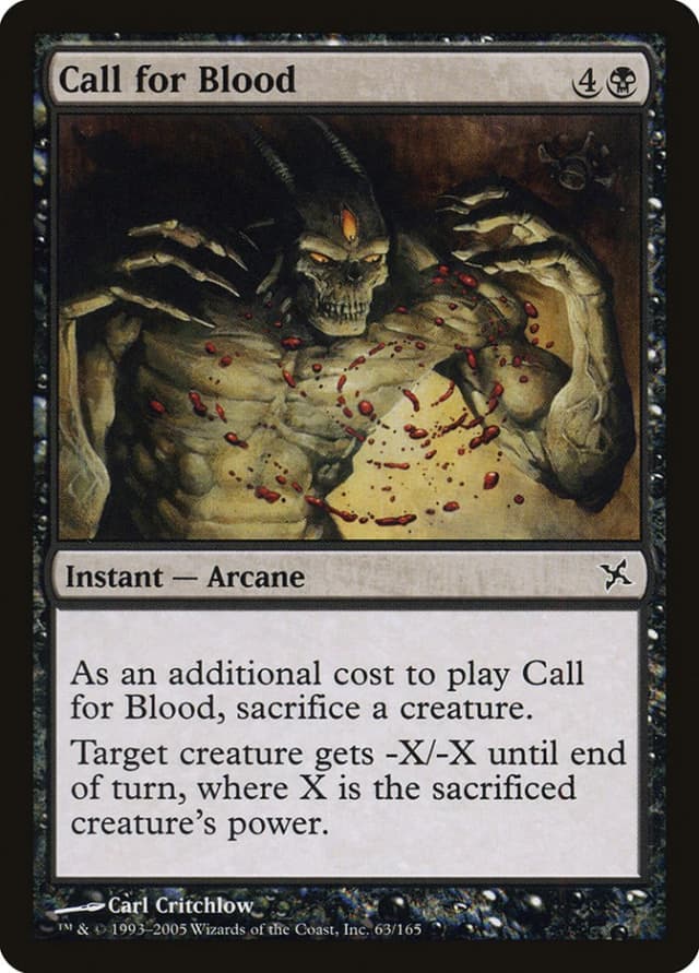 Call for Blood image