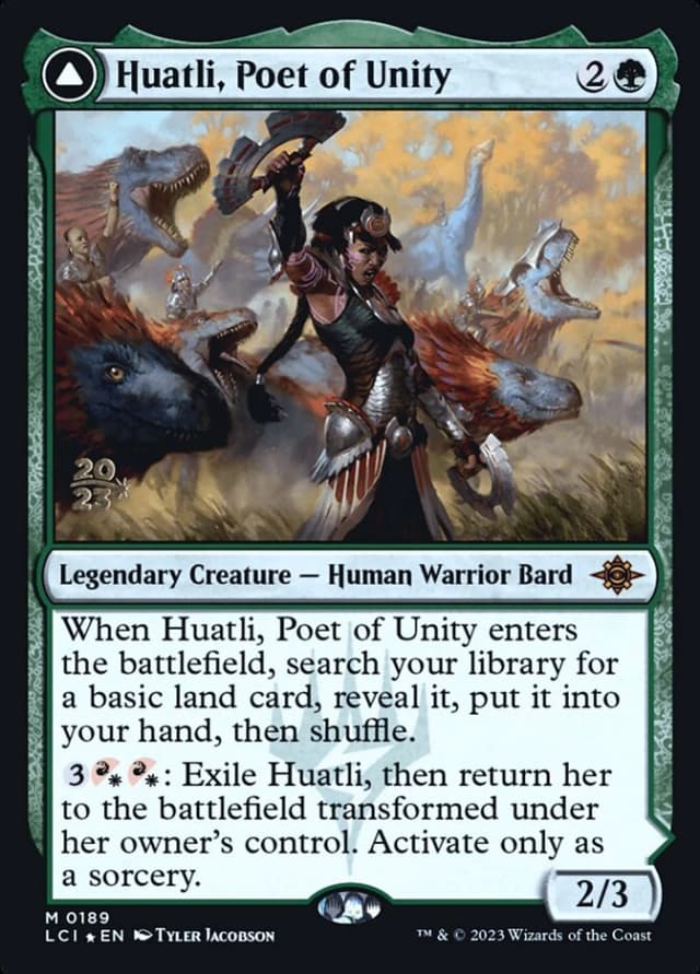 Huatli, Poet of Unity // Roar of the Fifth People image
