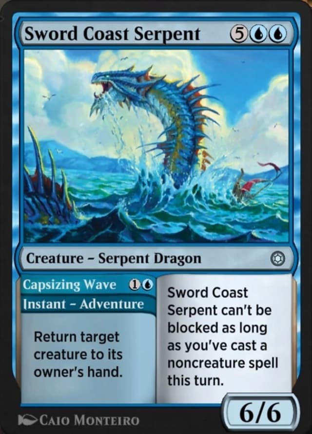 Sword Coast Serpent // Capsizing Wave image