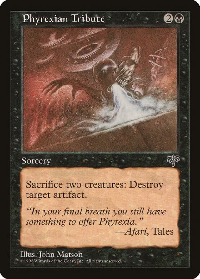 Phyrexian Tribute image