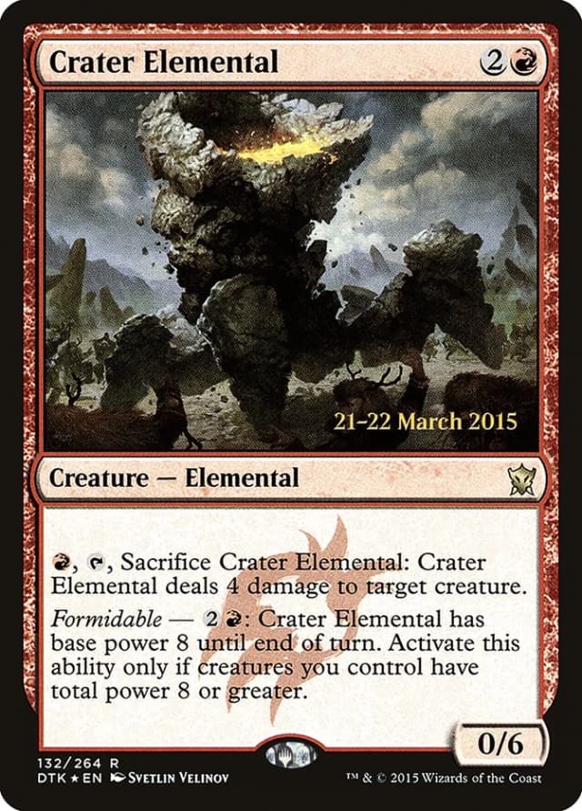 Crater Elemental image