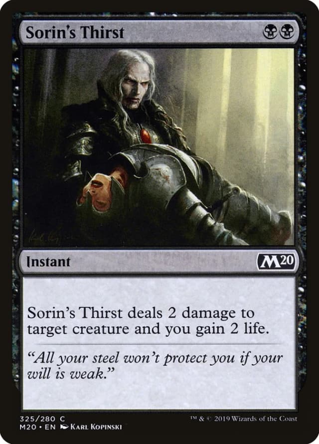 Sorin's Thirst image