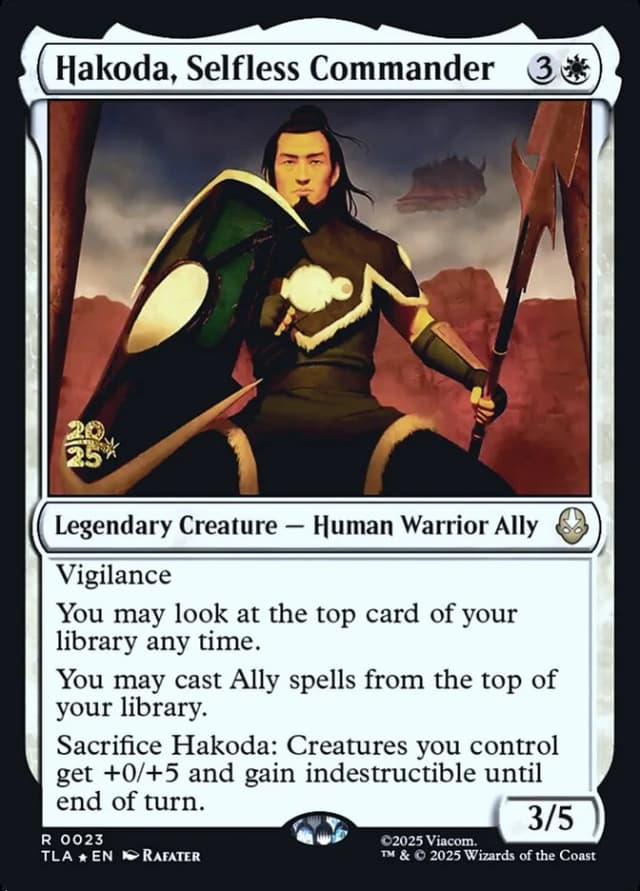 Hakoda, Selfless Commander image