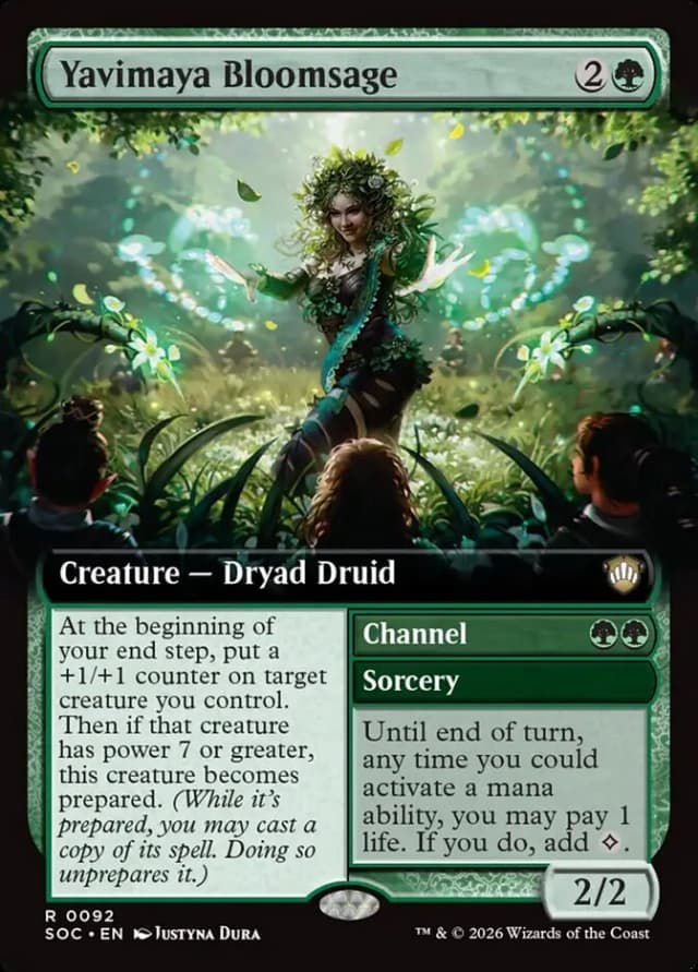 Yavimaya Bloomsage // Channel image
