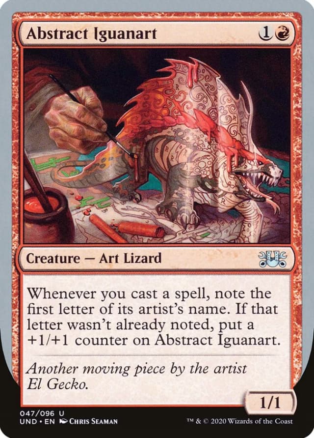 Abstract Iguanart image