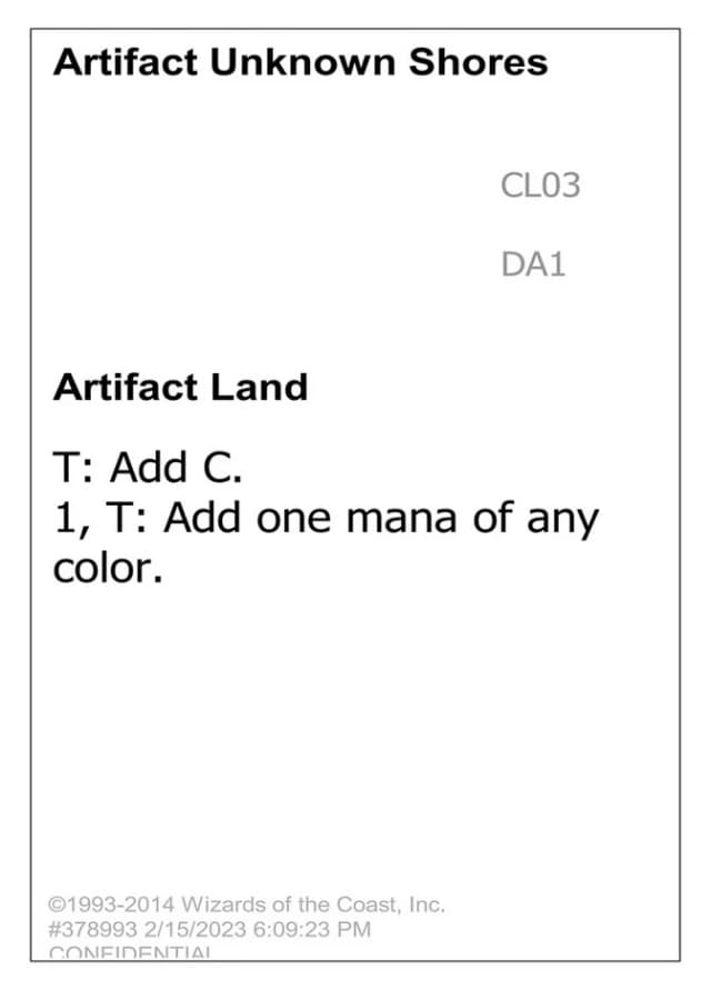 Artifact Unknown Shores image