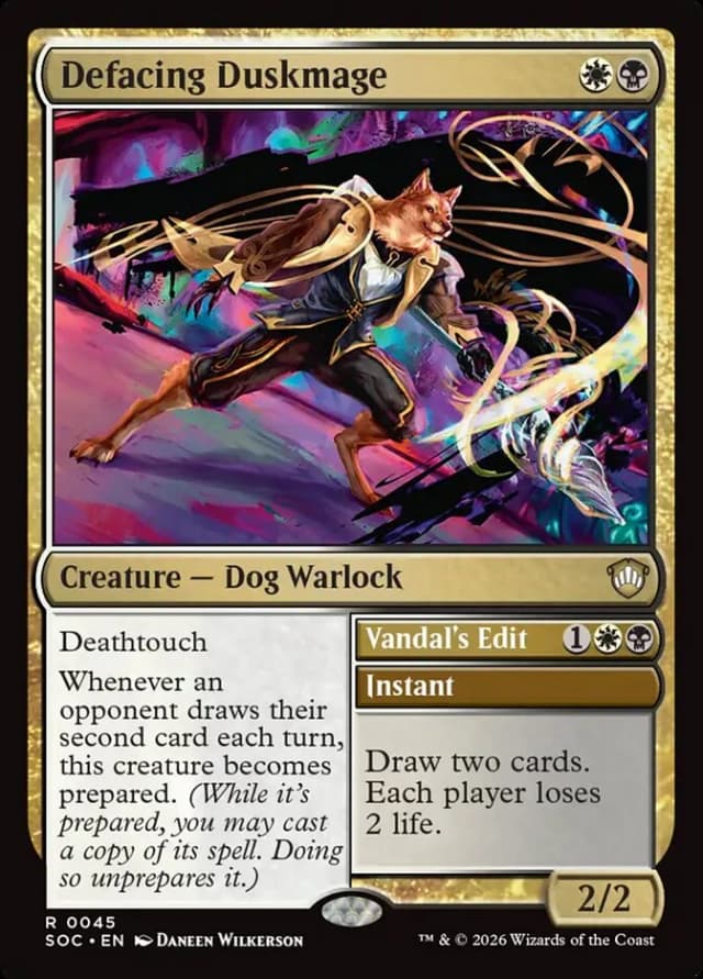 Defacing Duskmage // Vandal's Edit image
