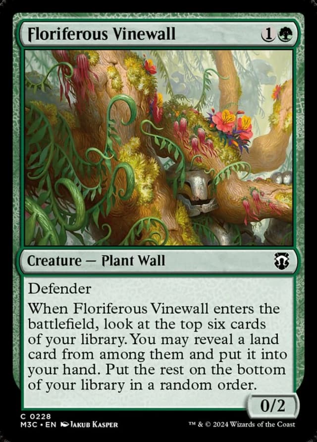 Floriferous Vinewall image