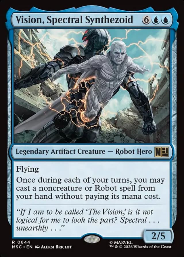 Vision, Spectral Synthezoid image