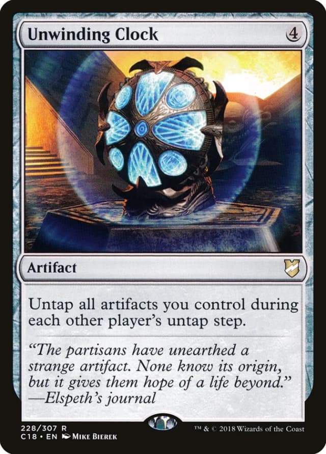 Unwinding Clock image