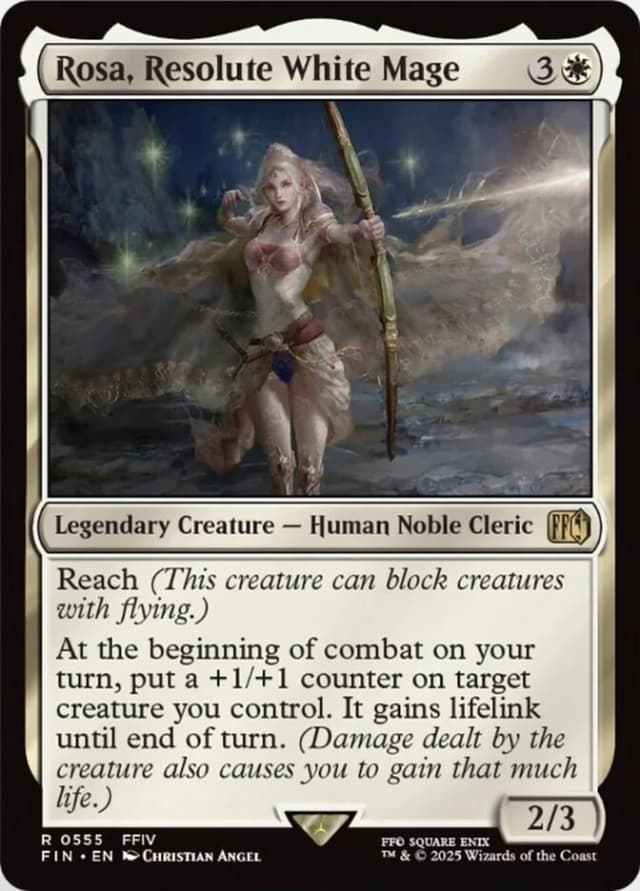 Rosa, Resolute White Mage image