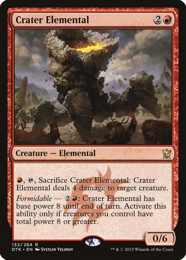 Crater Elemental image