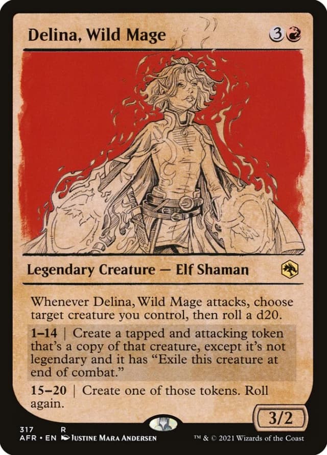 Delina, Wild Mage image