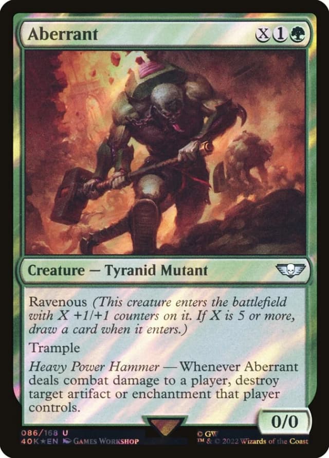 Aberrant image