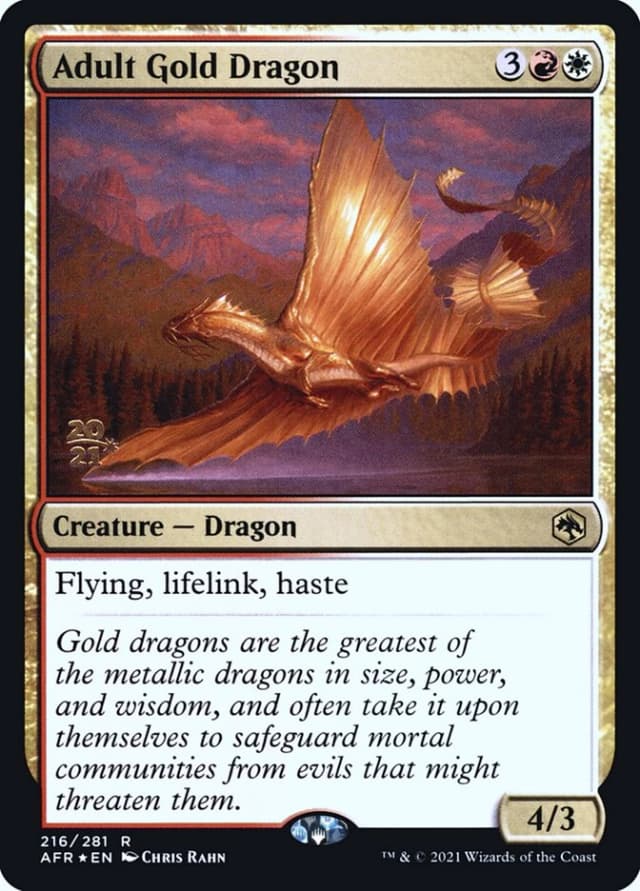 Adult Gold Dragon image