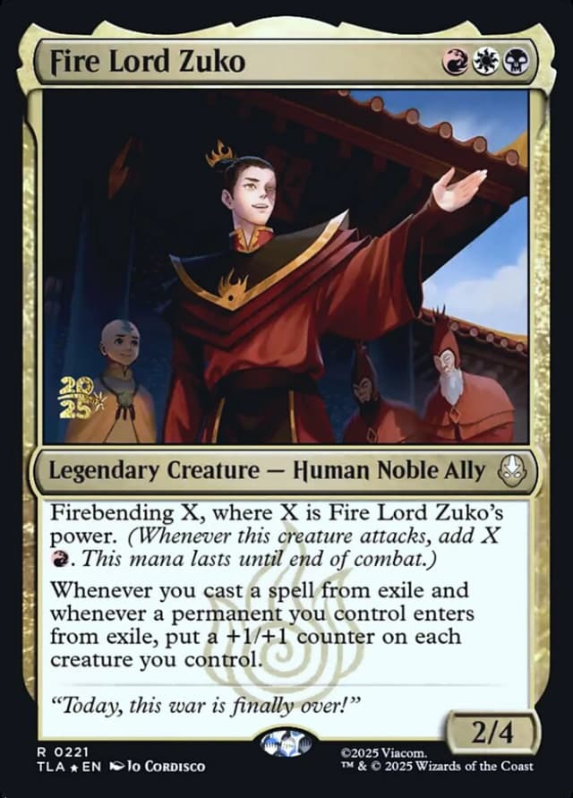 Fire Lord Zuko image