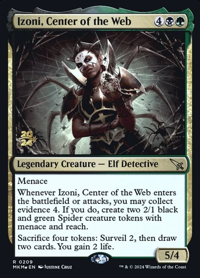 Izoni, Center of the Web image