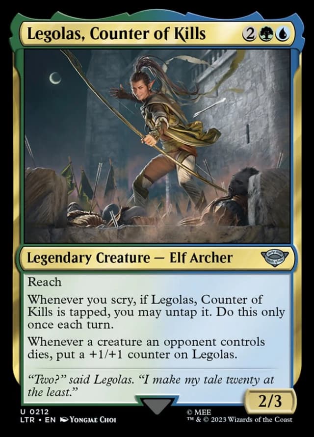 Legolas, Counter of Kills image