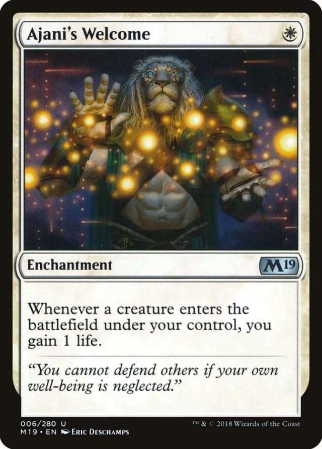Ajani's Welcome image
