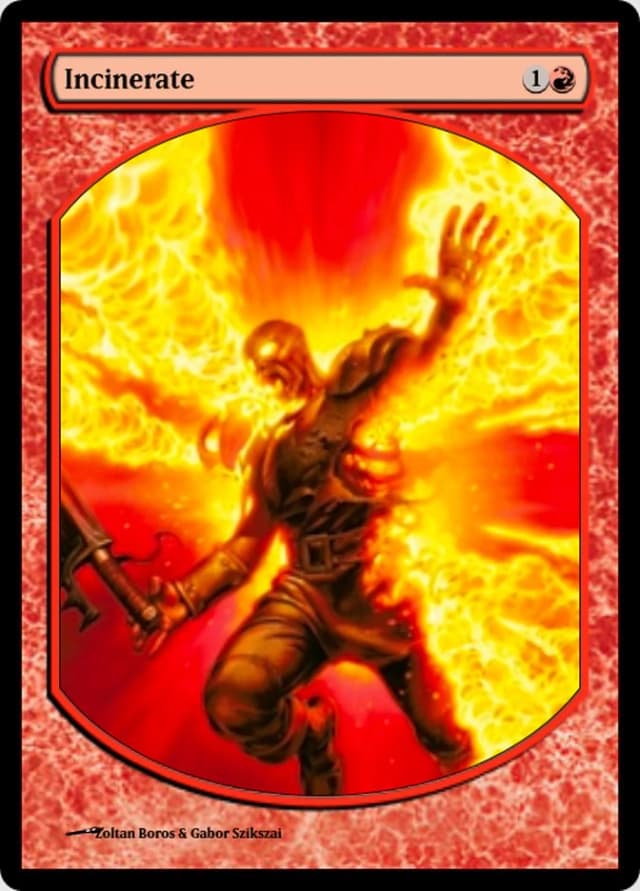 Incinerate image
