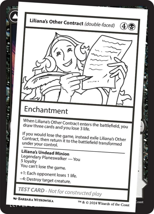 Liliana's Other Contract // Liliana's Undead Minion image