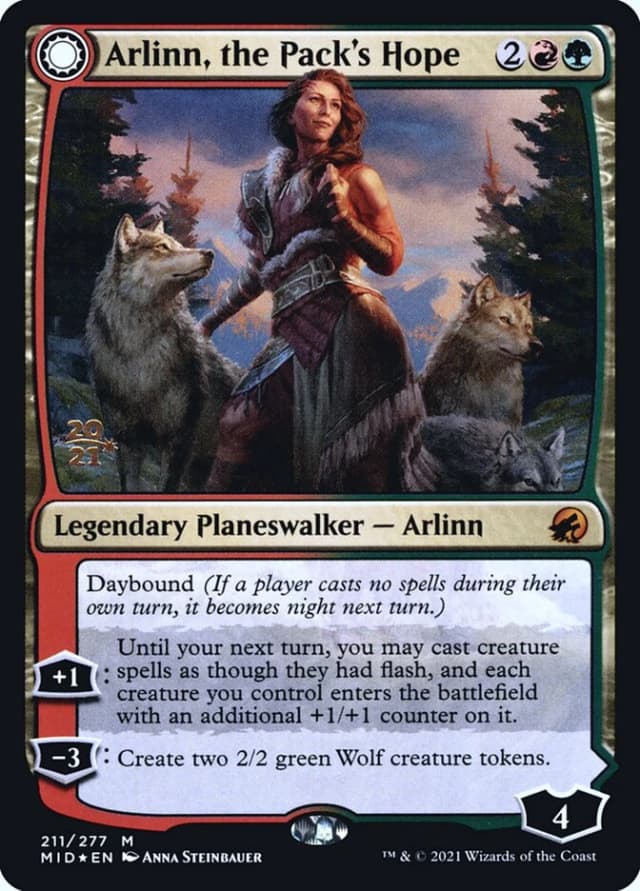 Arlinn, the Pack's Hope // Arlinn, the Moon's Fury image