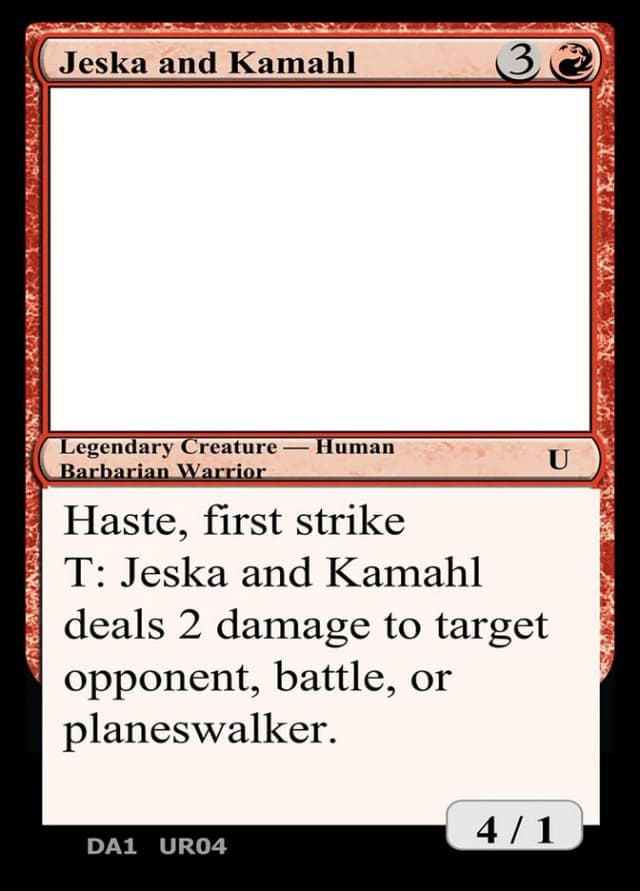 Jeska and Kamahl image