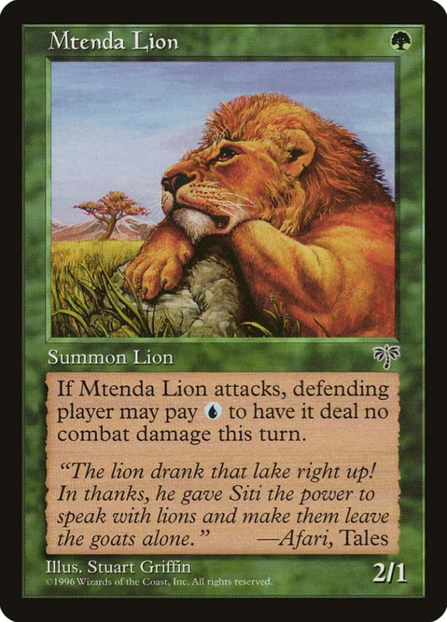 Mtenda Lion image