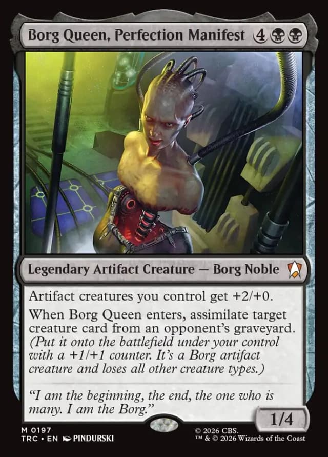 Borg Queen, Perfection Manifest image