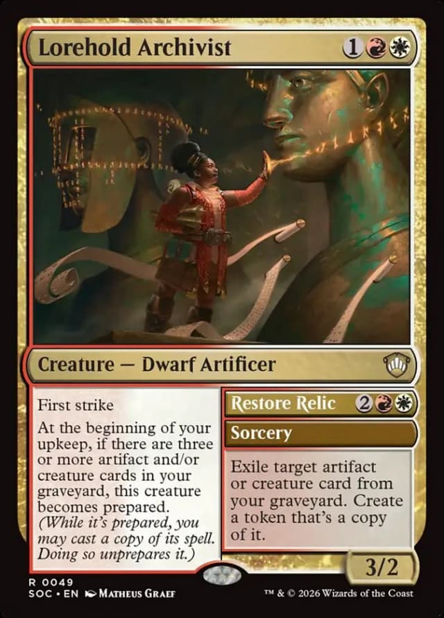 Lorehold Archivist // Restore Relic image