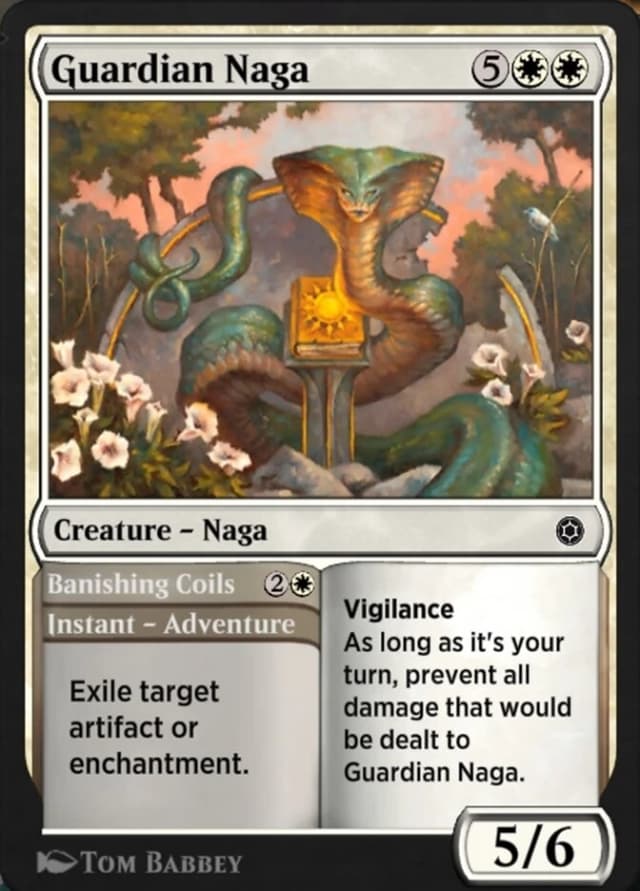 Guardian Naga // Banishing Coils image