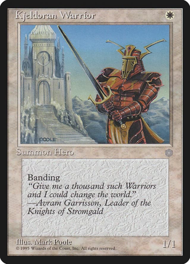 Kjeldoran Warrior image