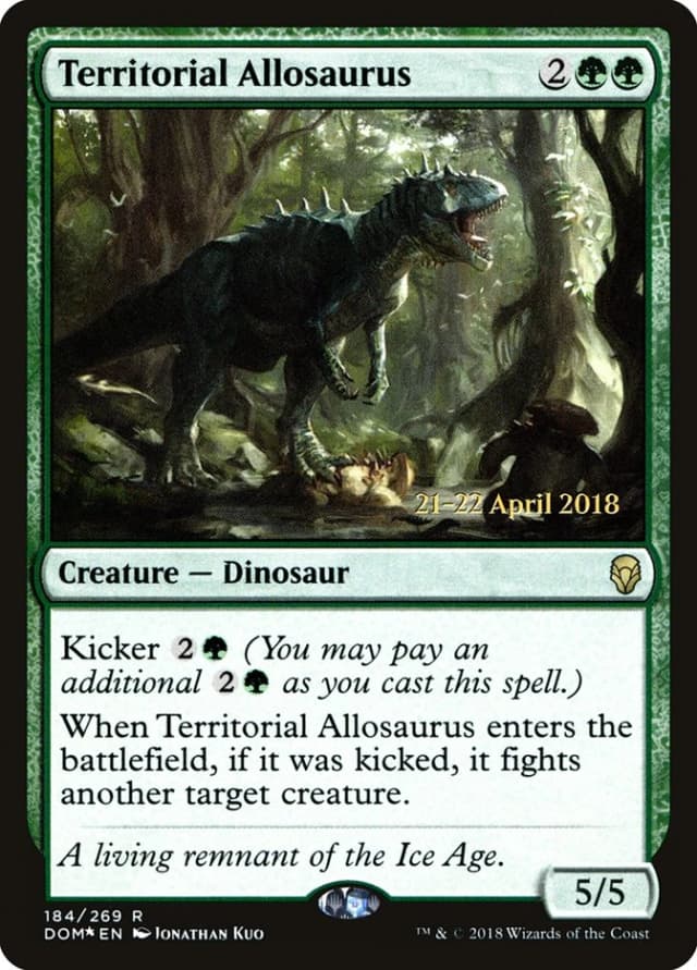 Territorial Allosaurus image
